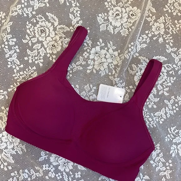 Lululemon Run Times BRA 34D RASPBERRY PINK NEW WITH TAGS - Picture 4 of 9
